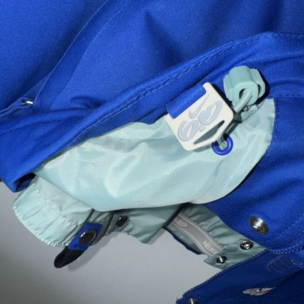 Vintage Y2K Nike 6.0 Snowboard Ski Skate Jacket Parka Coat Women XL Blue Dunk - Image 15