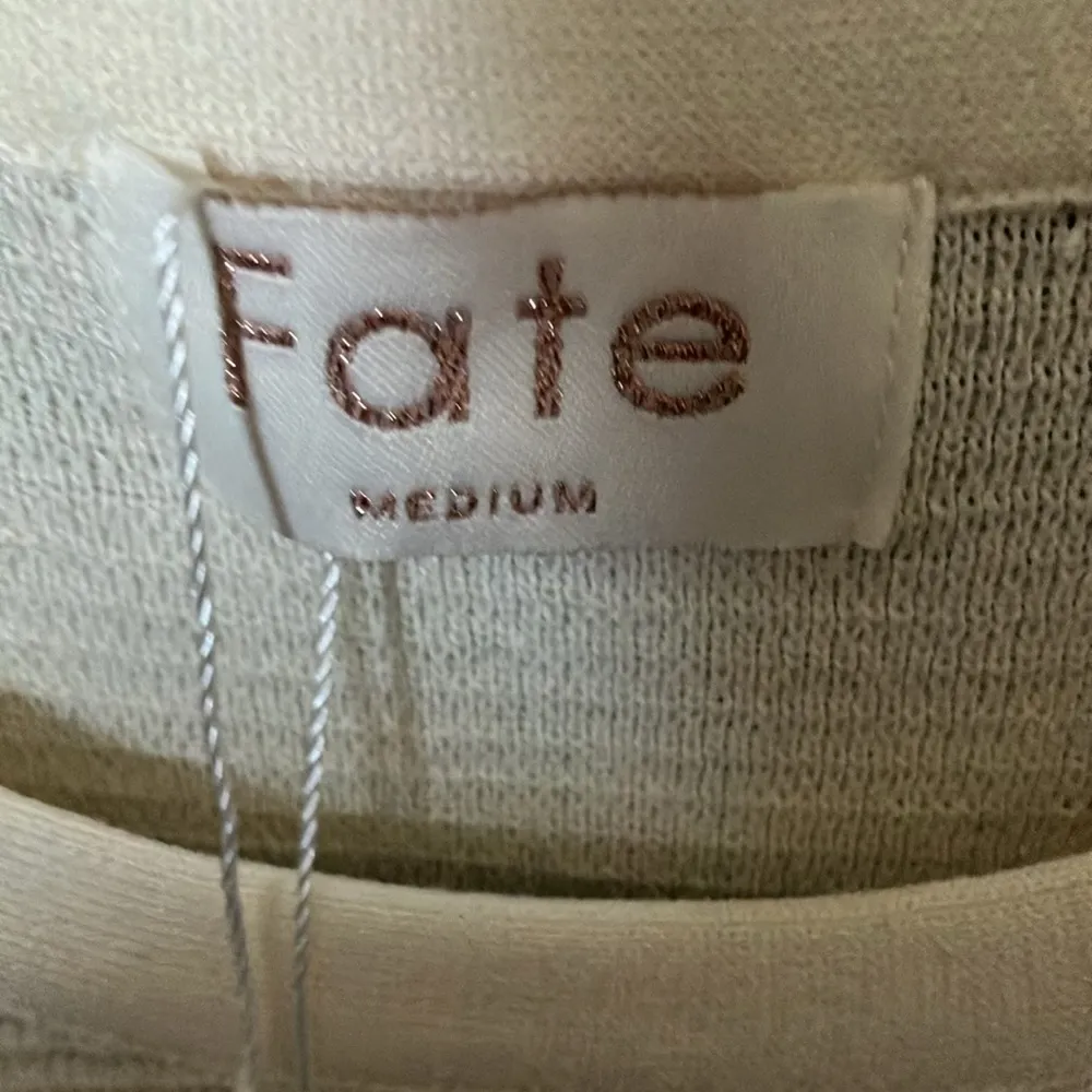 Fate: Cream fringe tank top- M - Image 3