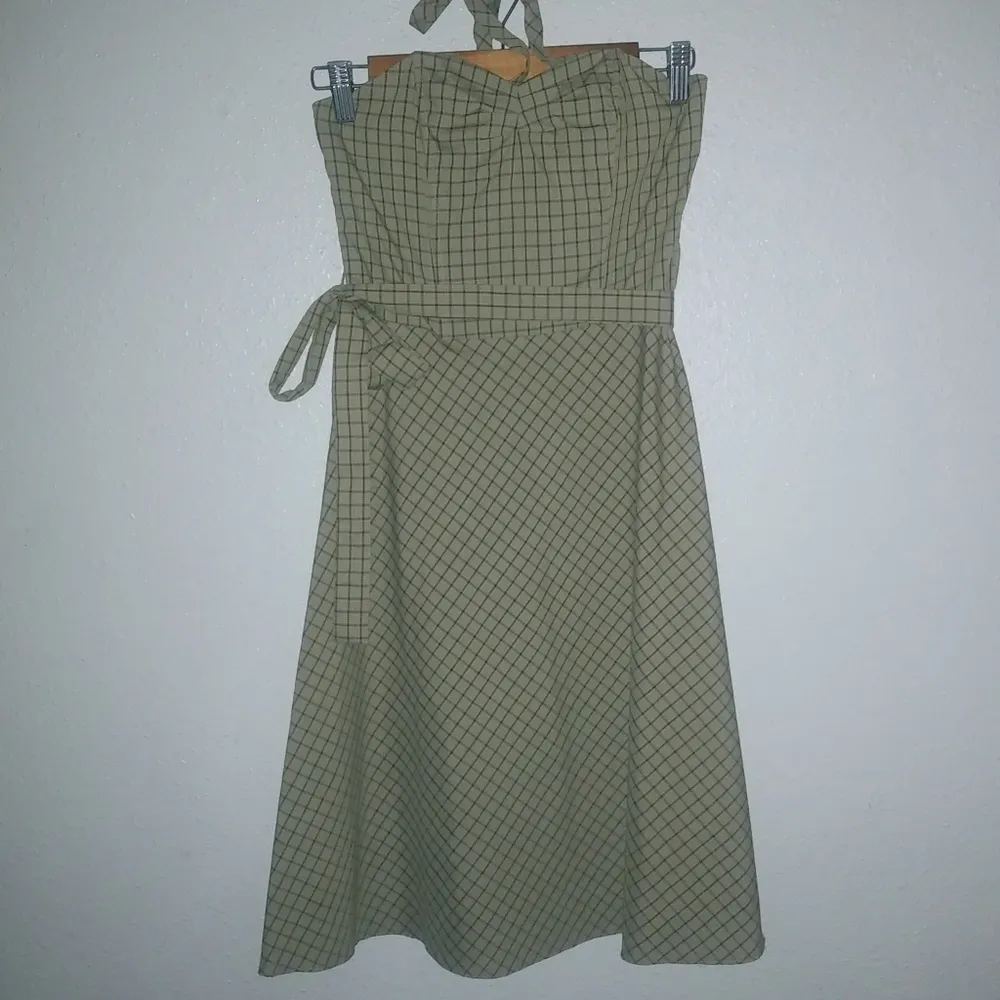 Kimono Atilier de Manille S Sleeveless Fit Flair Summer Tailored Look Dress Black - Image 3