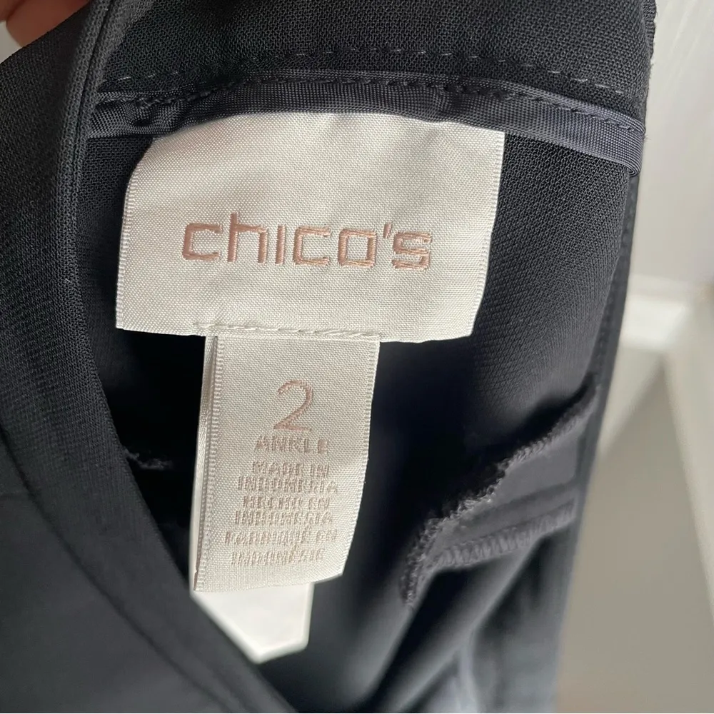 Chicos Pants Women’s Large Black Dress Career Work Trousers - Image 10