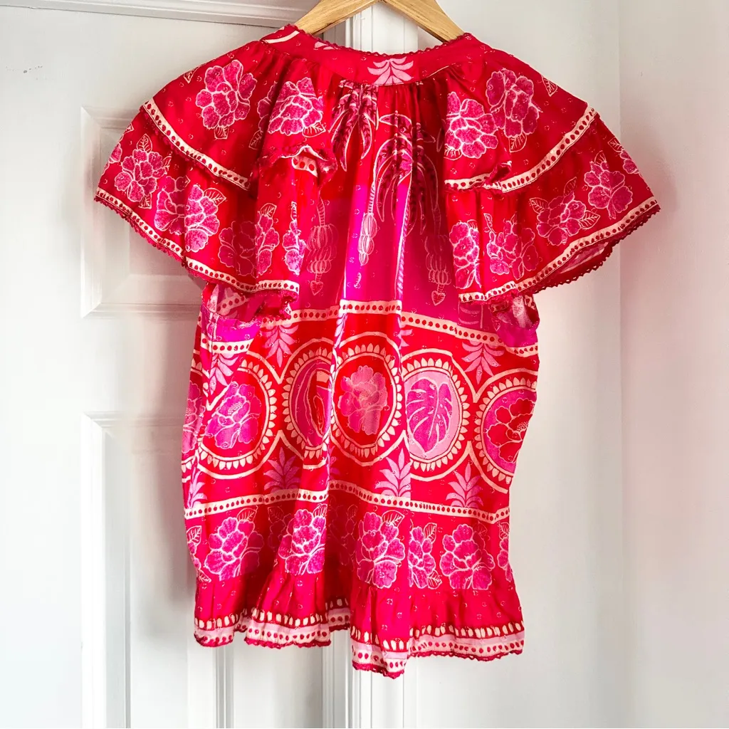 Farm Rio Summer Sunrise Blouse - Image 3