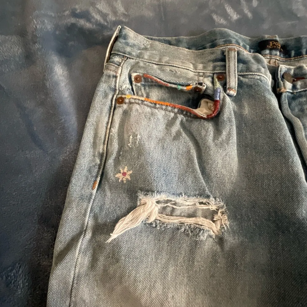 Ralph Lauren, -Polo Distressed Light Blue Jeans - Image 5