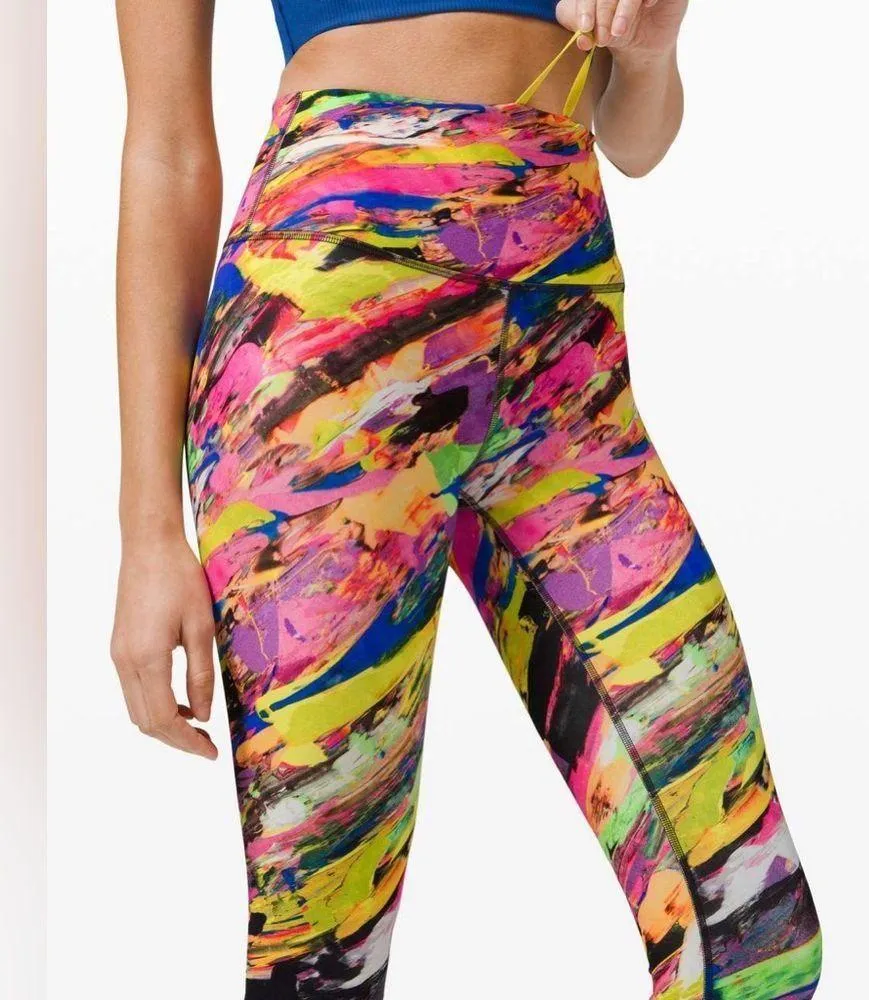 LULULEMON Wunder Train High-Rise Tight Legging 25" in Catalyst Multi Size 4 - Image 5
