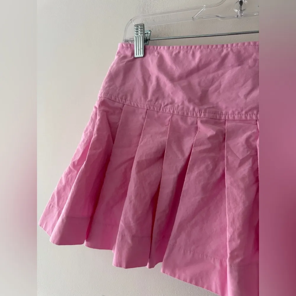 Zara Pink Pleated Mini Skort With Built In Shorts - Image 6