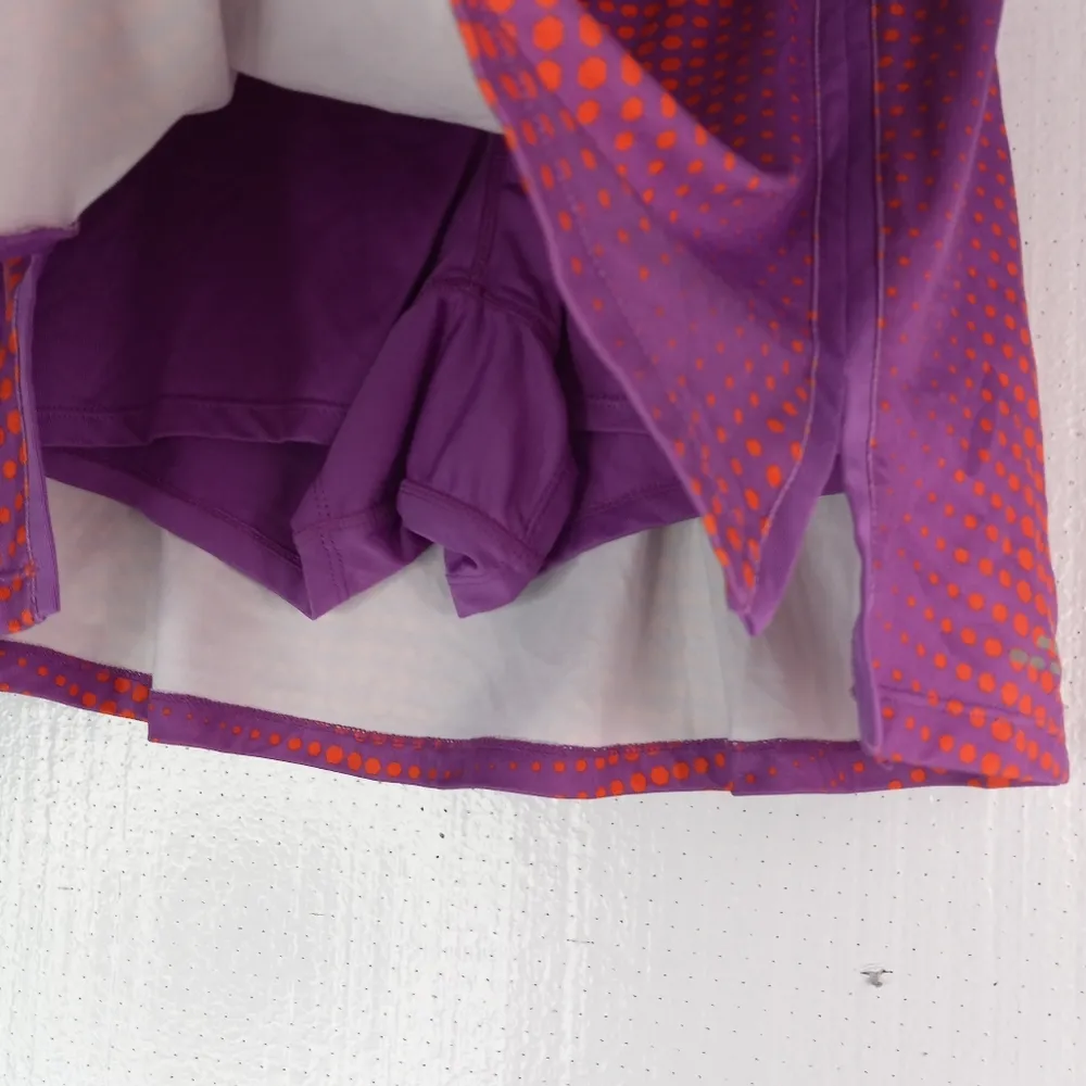 BCG S Athletic Skort Ombre Dots Pattern In Pink n Purple - Image 5