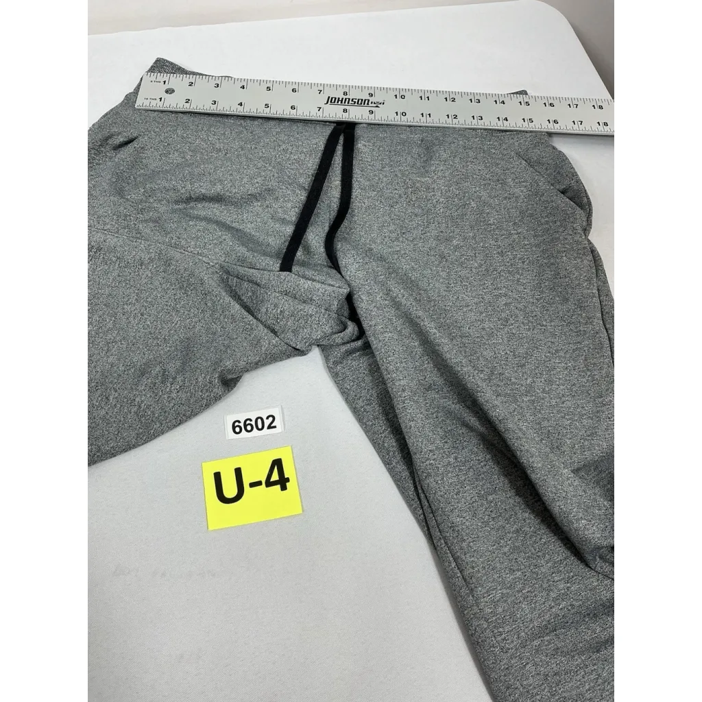 Womans Tek Gear On The Go Pullon Athletic Capri Pants Medium Gray Excellent - Image 4