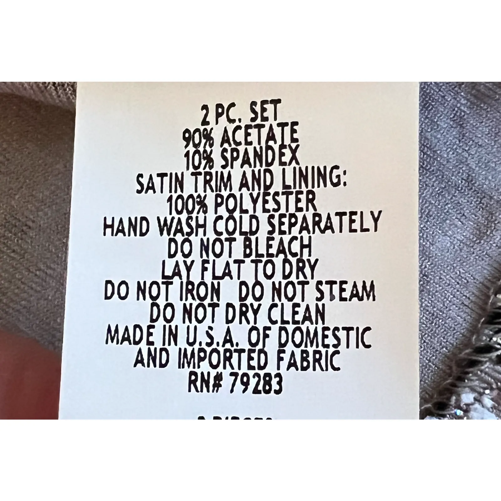 Alex Evenings Womens Camisole Top with Cardigan, Size S Tan Stone Embellished - Image 9