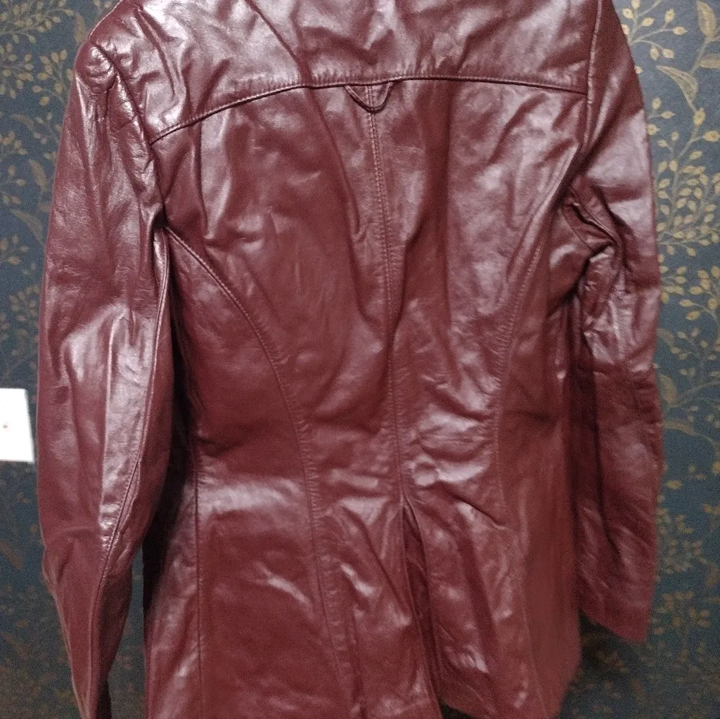 Vintage Etienne aigner Leather blazer - Image 5