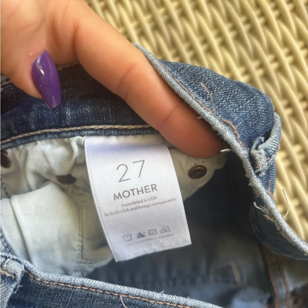 Mother‎ The Insider Crop Step Chew Jeans 27 layered minimalist distressed staple - Image 10