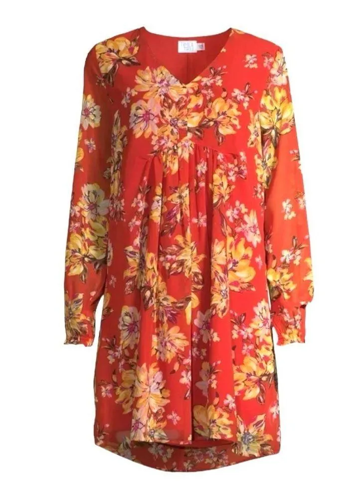 Time and Tru Women's Long Sleeve
Peasant Dress size 4 - Image 2