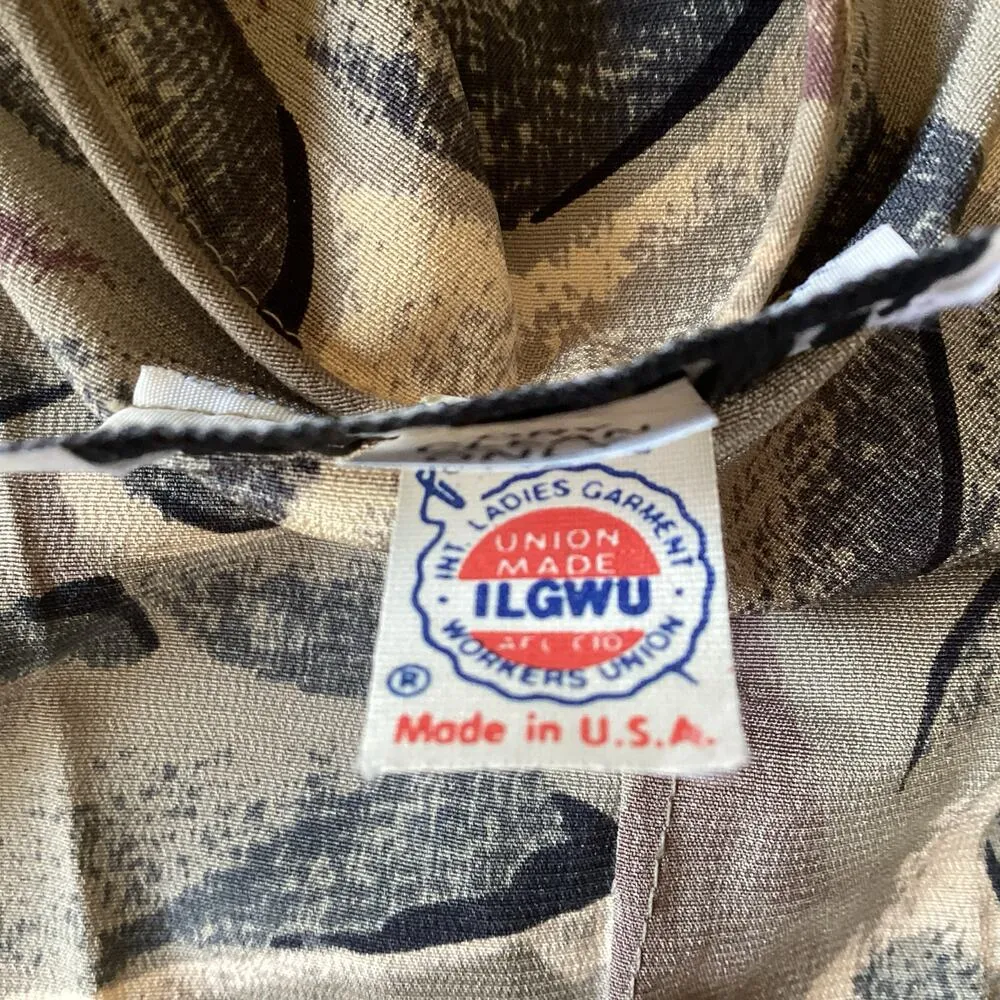 Vintage Virgo II Wrap Dress Gray Size 6 - Image 7