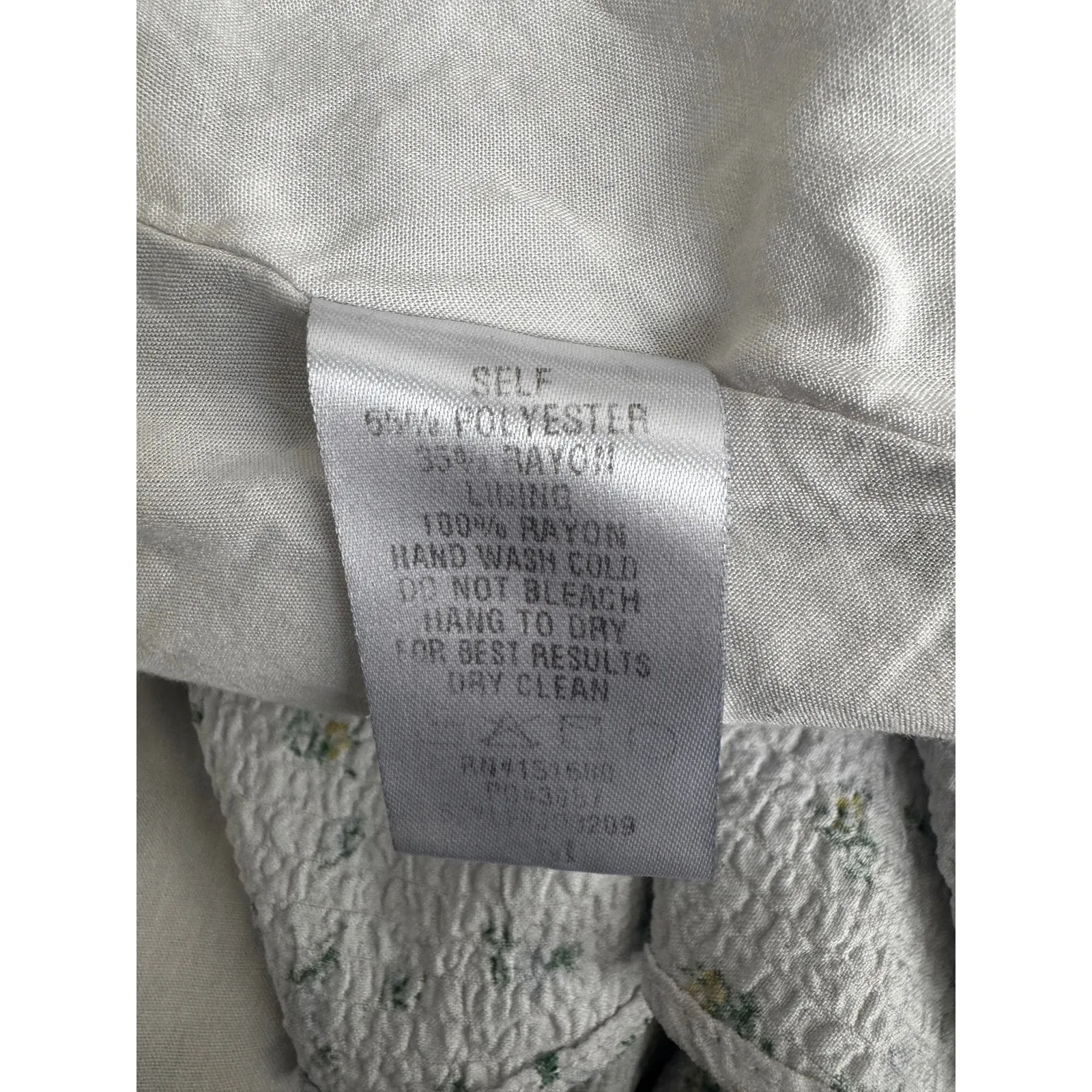 STORIA Puff Sleeve Floral Mini Dress Size M Babydoll Cottage Core - Image 6