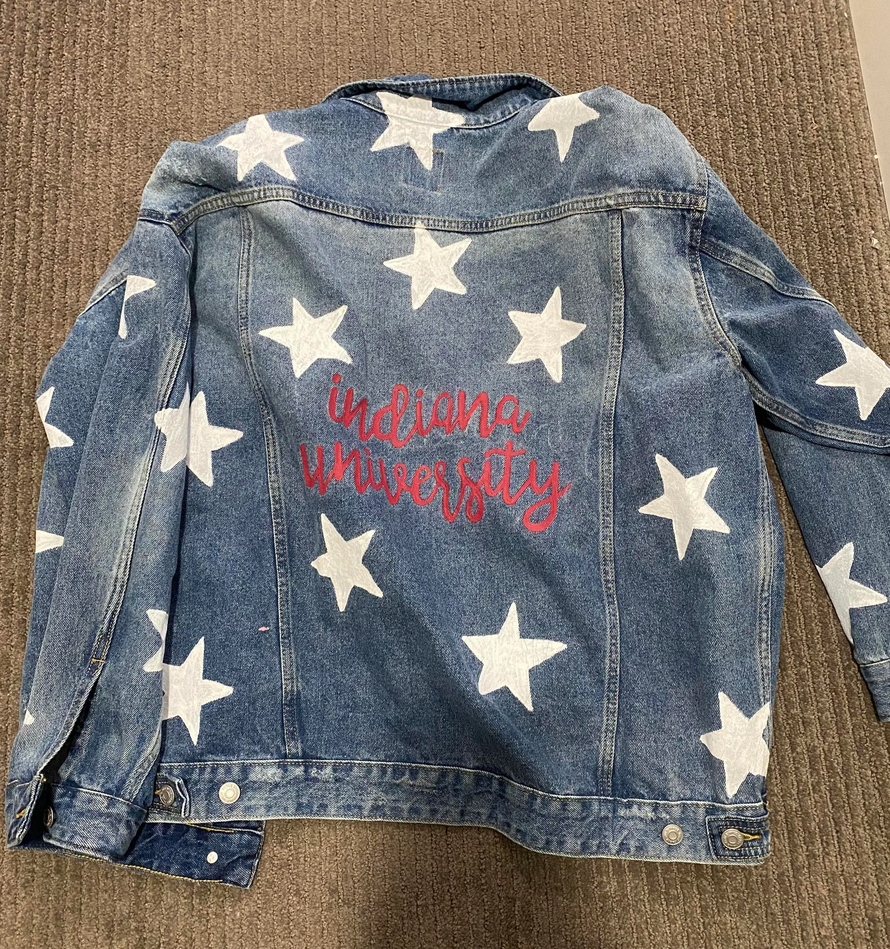 Indiana University Jean Jacket - Image 2