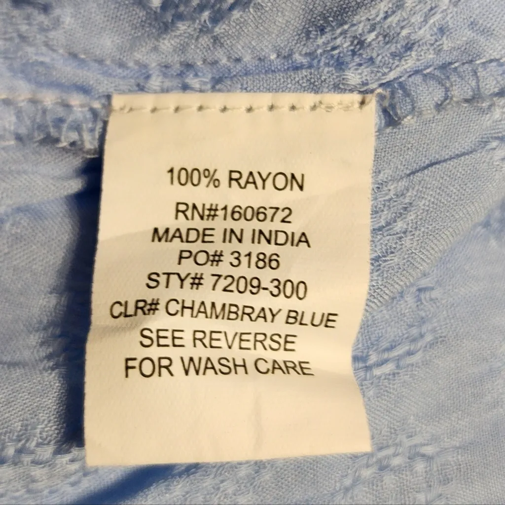 Blue Island Blue Swimsuit Cover Up Dress Size XS - Image 4