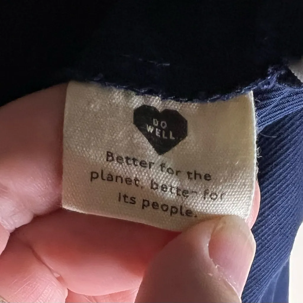 Madewell‎ The Neale Short in Drapeweave Deep Indigo Size 00 EUC - Image 13