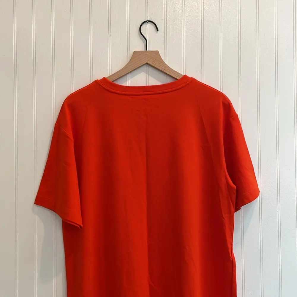 A NEW DAY Relaxed Short Sleeve Crew Neck Mini T-Shirt Dress in Orange Size M NWT - Image 7