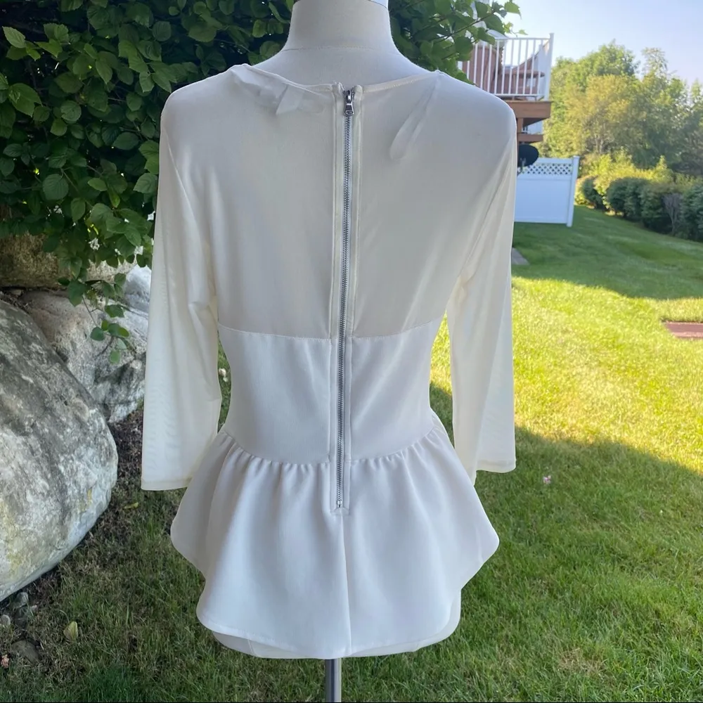 Forever 21 Peplum Top with Embellishments - Image 10