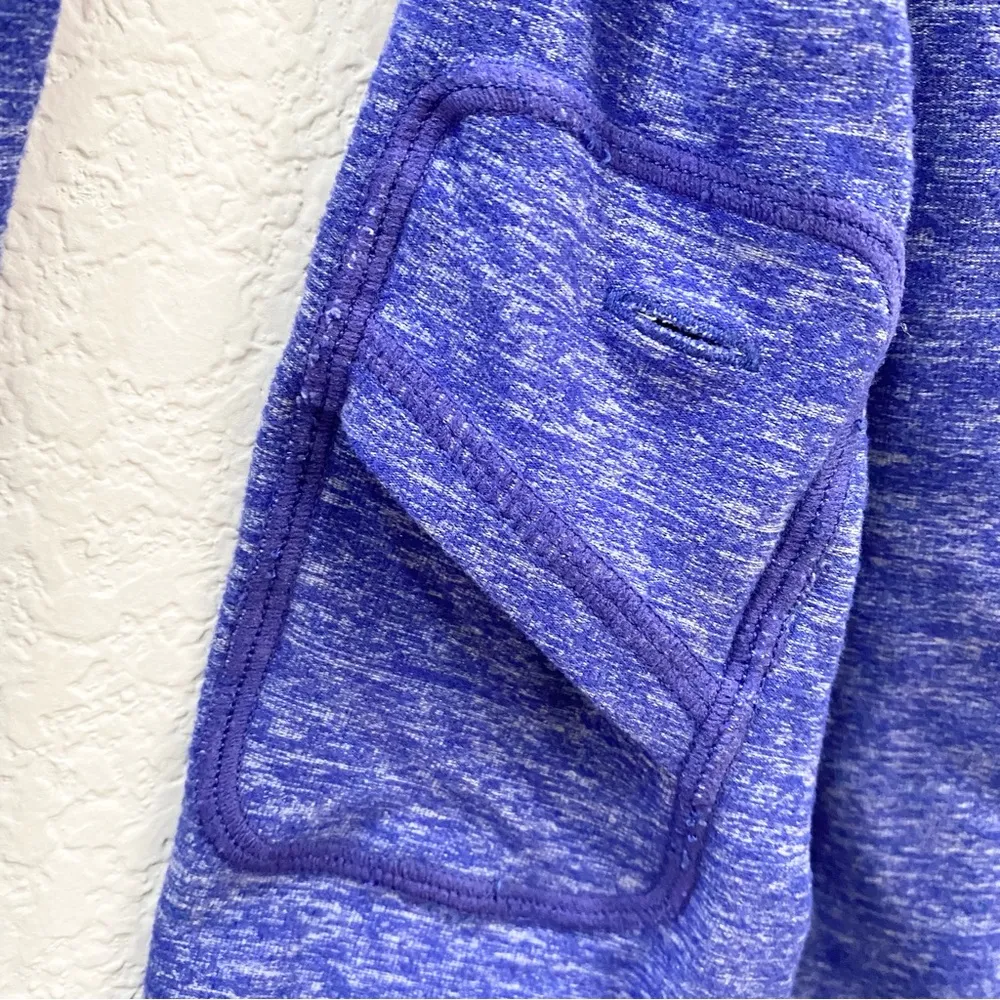 Lululemon Run:Dash Static Long Sleeve Wish Blue Ruffled Back Workout Top Size 6 - Image 13