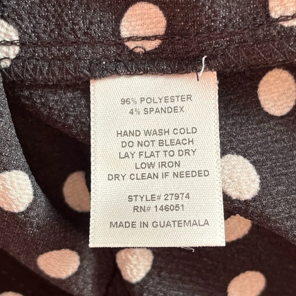 Monteau Polka Dot Tank Top Black - Image 5