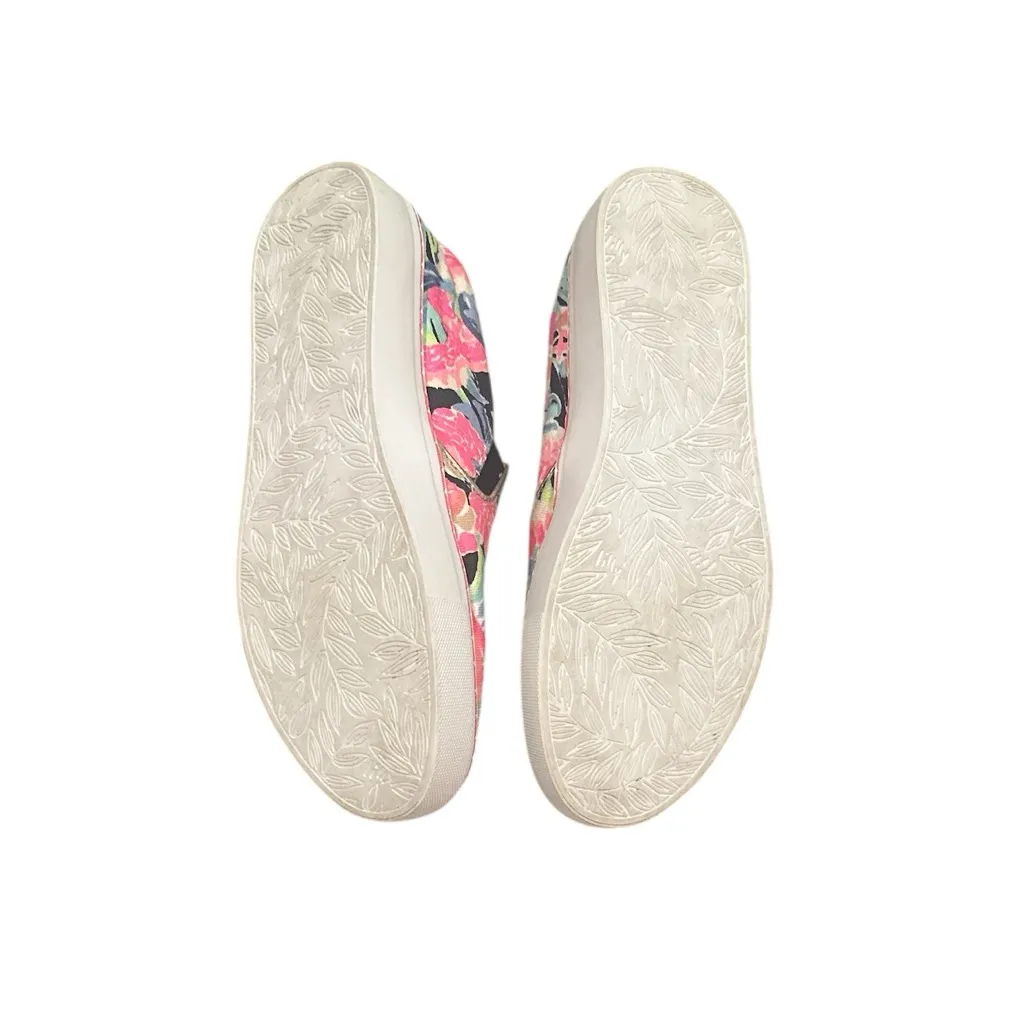 LILLY PULITZER JULIE TROPICOLADA HIGH TIDE PINK Floral Slip-On Sneaker Shoes 8.5 - Image 5