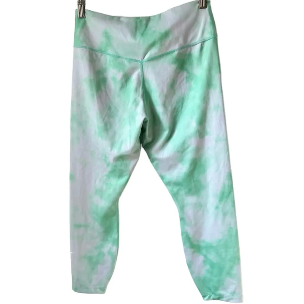 Nike Neon Athletic Tye Dye Capri Pants | Size Medium - Image 5