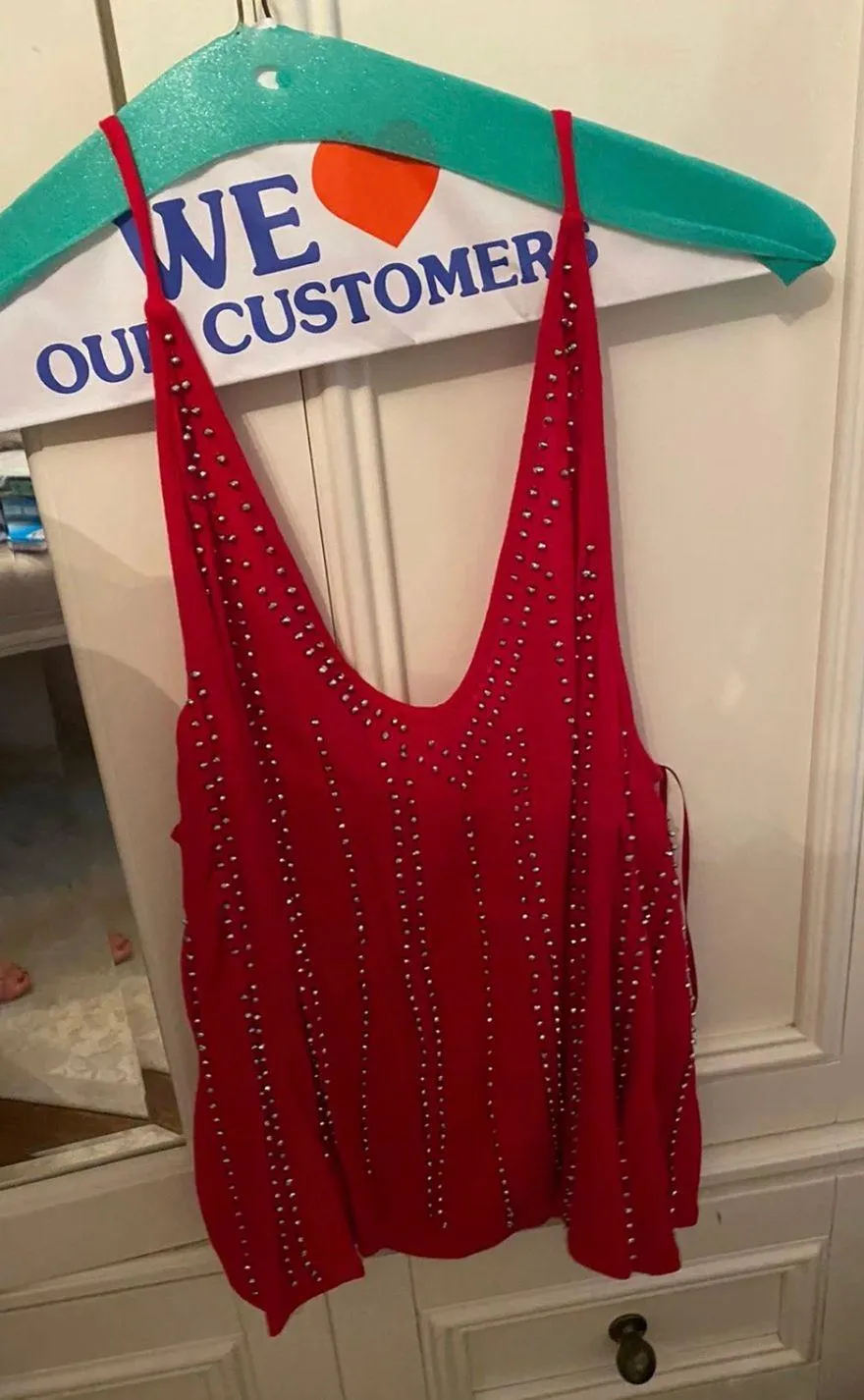Red Sparkly Top - Image 2