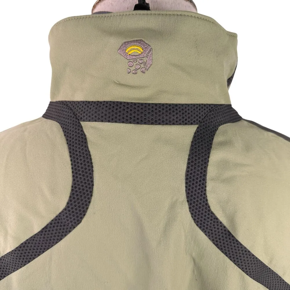 Mountain Hardwear Women's Green Nylon Zip Up Jacket Size Medium - Image 6
