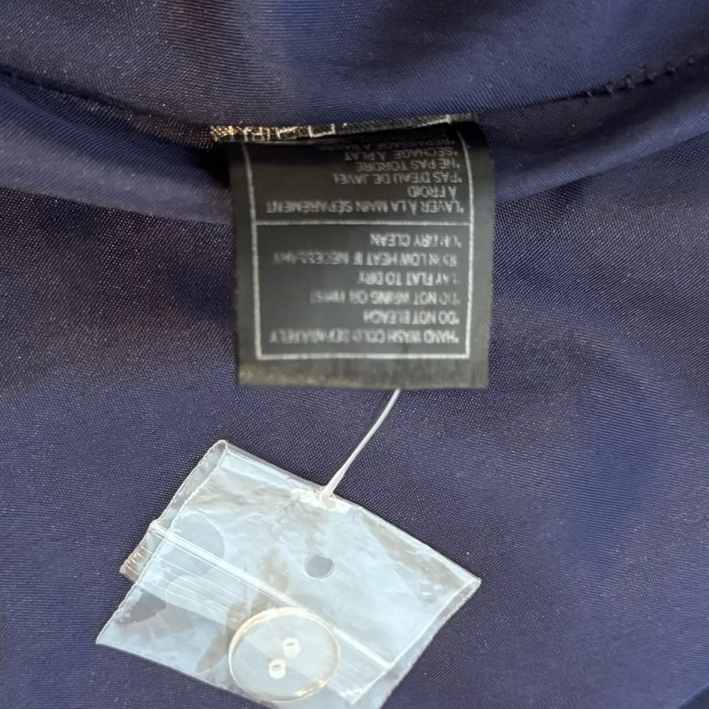 BB Dakota RSVP Fairycore Coquette Floral Ruffle Wrap High-Low Maxi Dress Navy 0 - Image 11