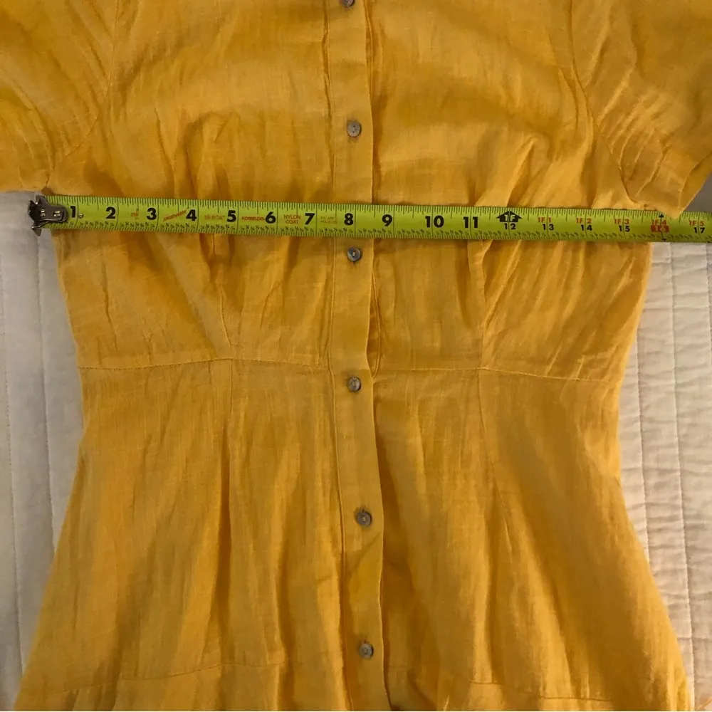 Urban Outfitters Noyak Yellow Shirtdress. Size XS. - Image 7