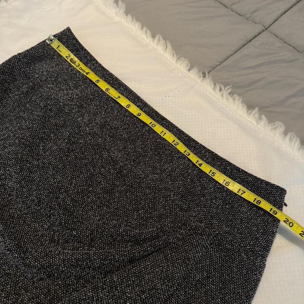 Lane Bryant Draped Tulip Skirt Tweed Black Gray Women’s Size 18 Faux Wrap - Image 6