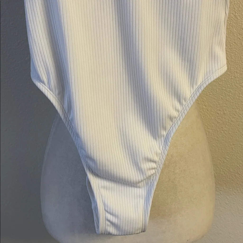 Target Stoney Clover Lane White Heart Henley One-Piece Swimsuit Bathing Suit - Image 6