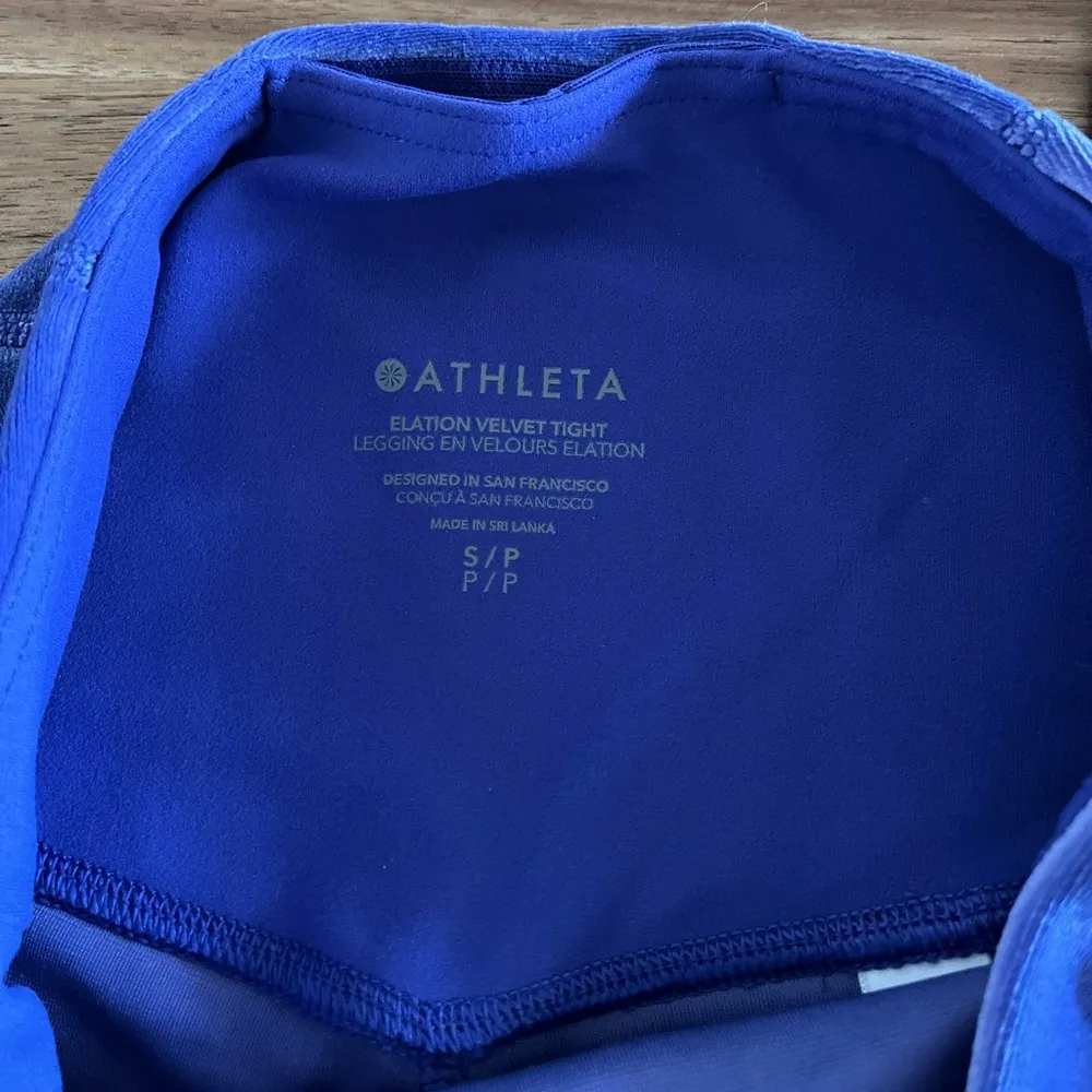 NWT Athleta Elation Velvet Tight 26” Size Small - Image 10