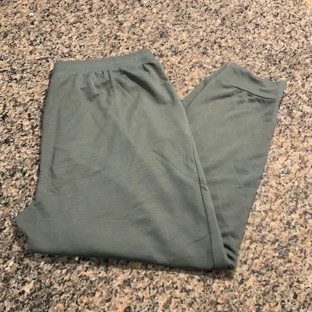 Women's Eddie Bauer Green Lounge Joggers Size XXL EUC #6152 - Image 7