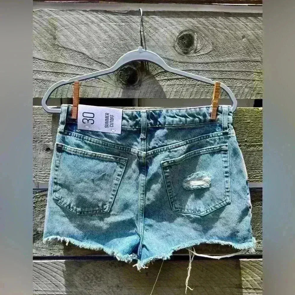 NWT BDG summer cutoff denim jeans shorts urban outfitters size 30 New $59 - Image 5