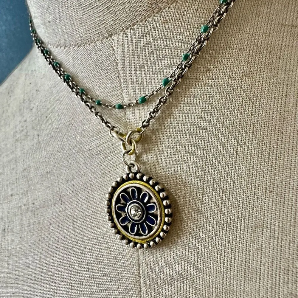 American Eagle Outfitters double strand pendant necklace - Image 3