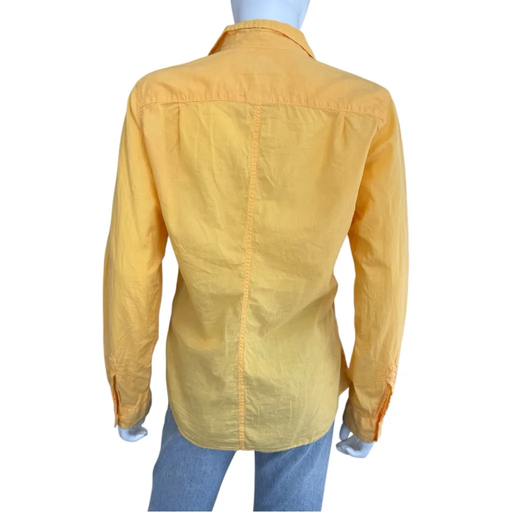 Frank & Eileen Orange 100% Organic Cotton Button - Image 3