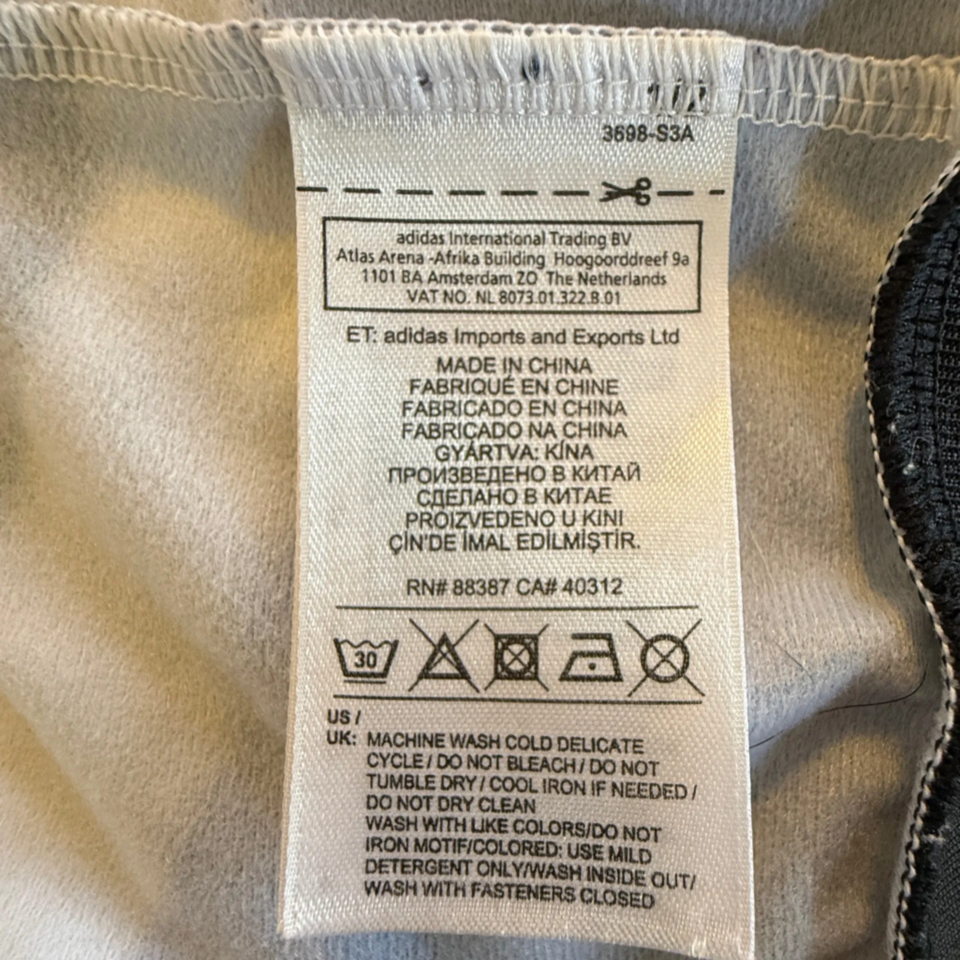 Adidas Originals Firebird Track Jacket Multicolor Iridescent Trefoil Logo Small - Image 10