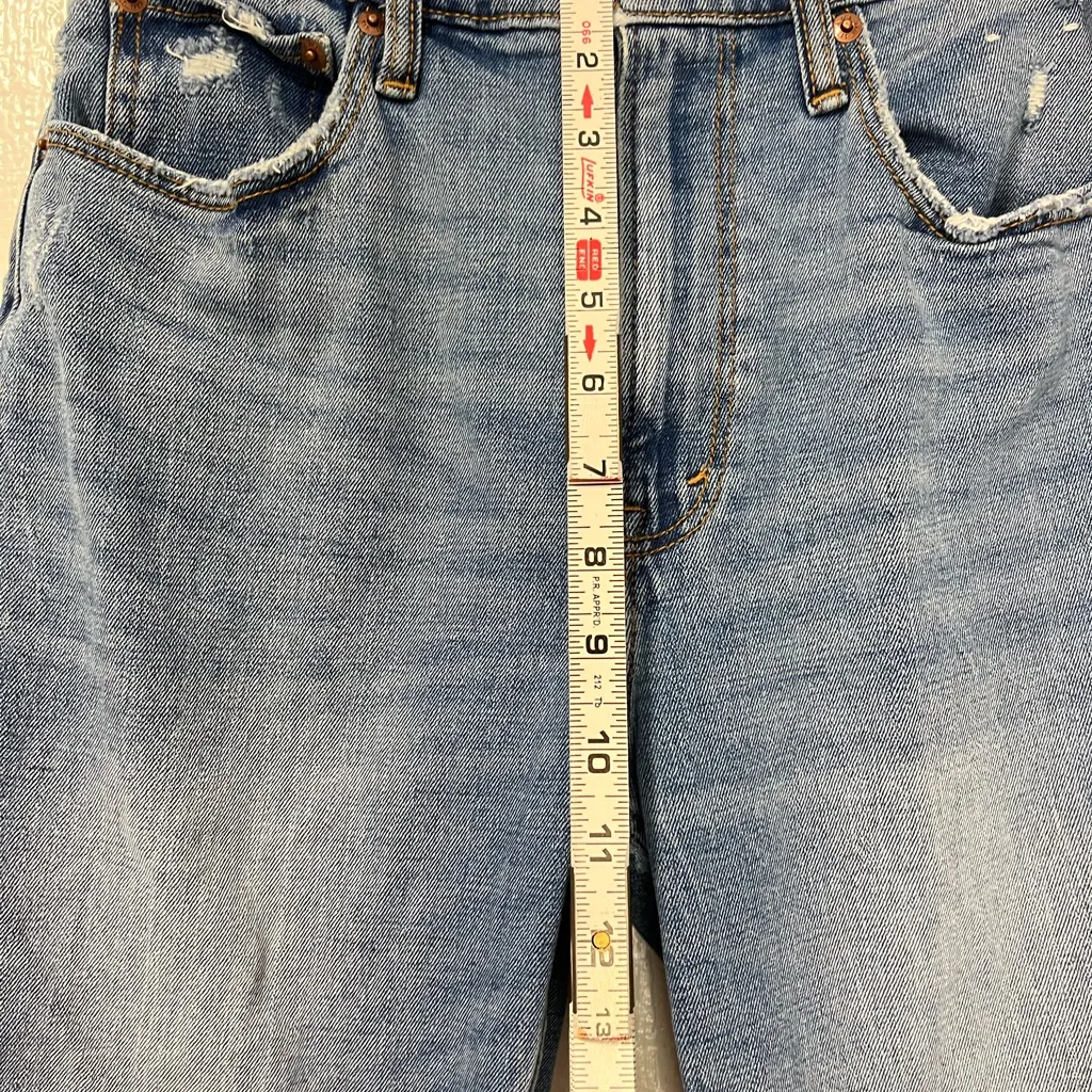 Abercrombie & Fitch Curve Love Ultra High Rise The Ankle Straight size 2 Short - Image 6