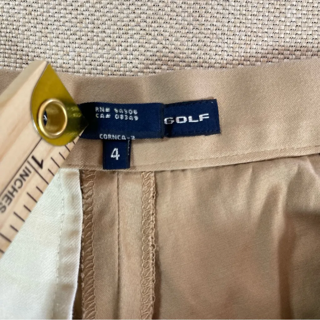 Ralph Lauren Golf Khaki Bermuda Shorts Women’s Size 4 Casual Beach Classic Chino - Image 5