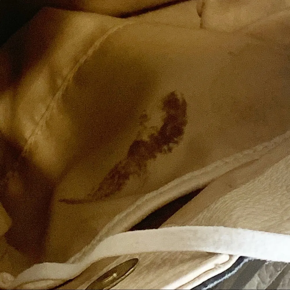 Steve Madden Tan Faux Leather Snake Print Fringe Tassel Bag - Image 5