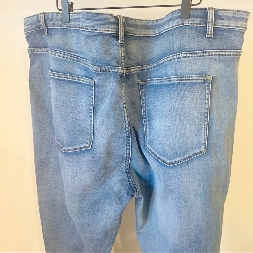 Glamorous Curve skinny ripped blue jean - Image 4