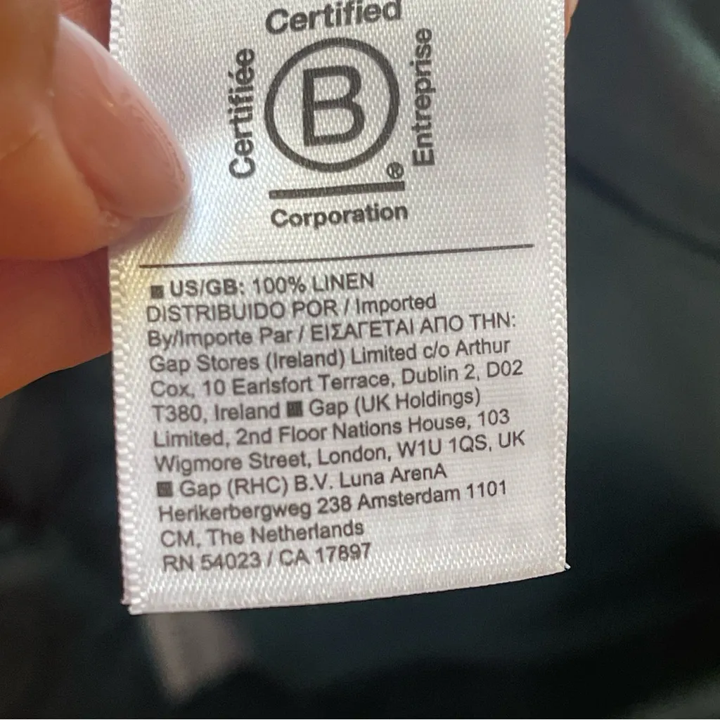 Athleta Playa Linen Bermuda Shorts in Borealis Teal Blue New Sz 8 Elastic Waist - Image 15