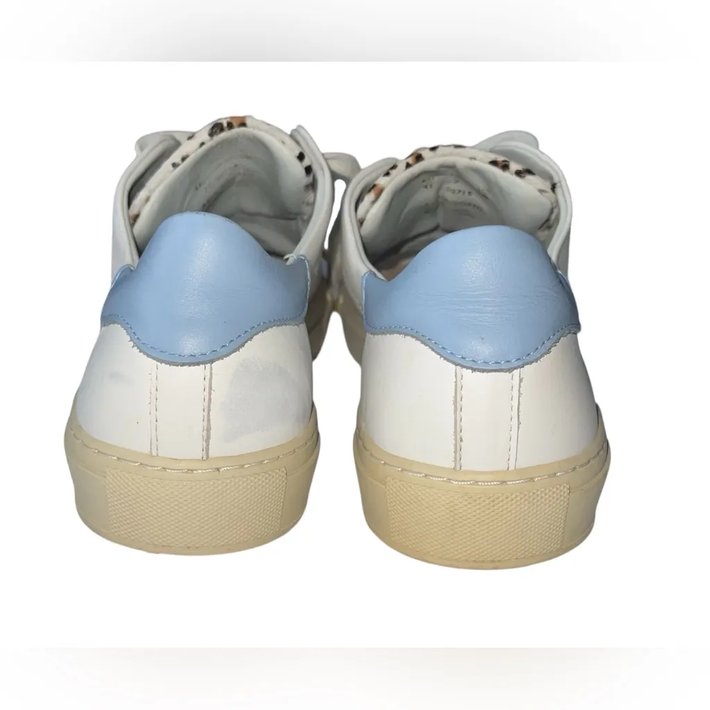 Axel Arigato White Sneakers with Leopard Detail Size 9.5 - Image 6