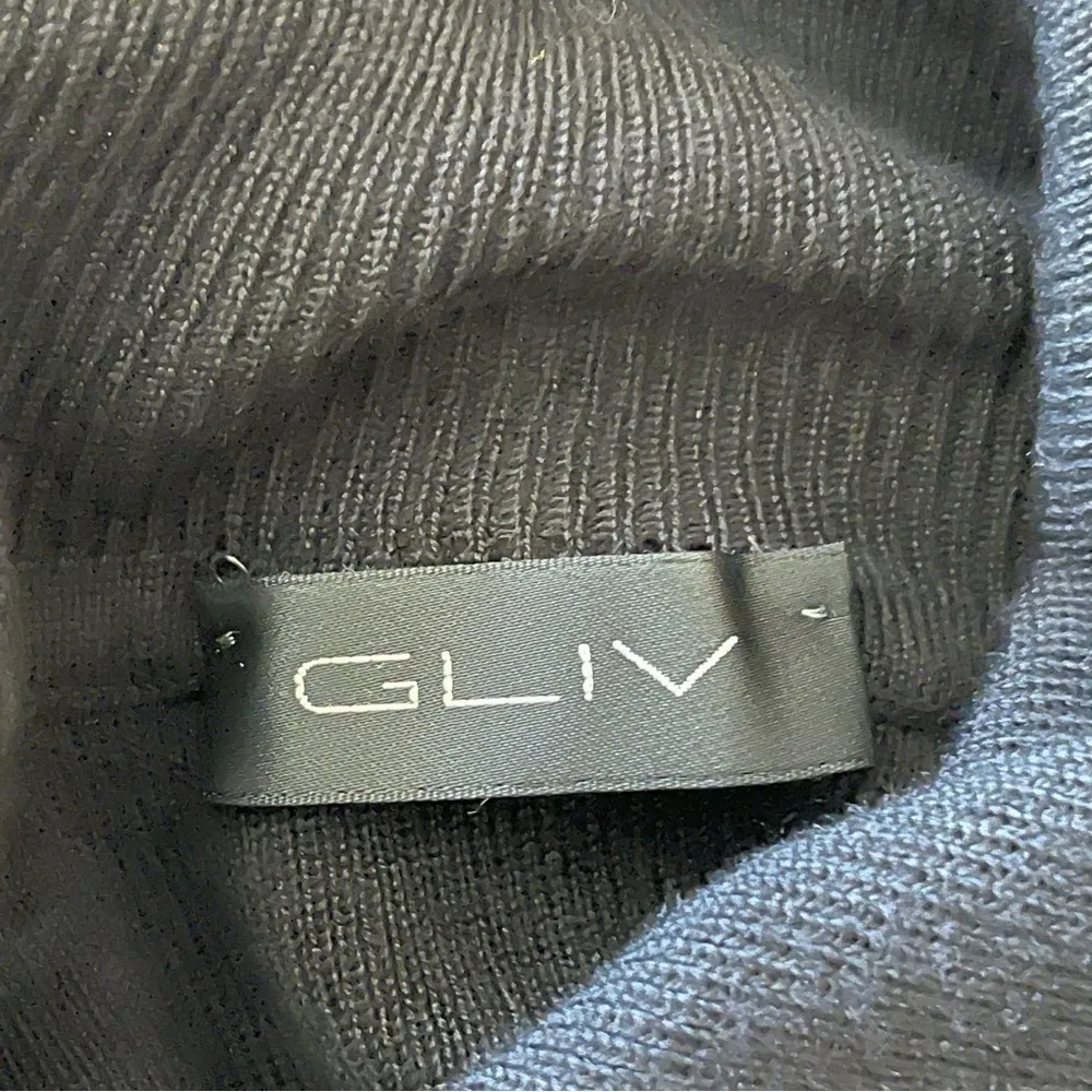 Gliv Made in Italy Merino Wool Black Sweater Tunic Top Women’s Size L Size L - Image 8