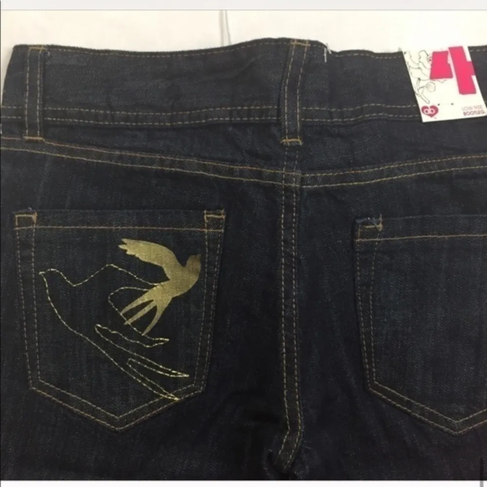 Dear‎ by Amanda Bynes Low Rise Bootcut Jean Blue Size 4 - Image 5