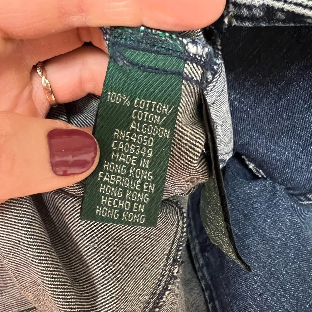 Vintage Lauren Ralph Lauren Denim Double Breasted fisherman core jacket - Image 12