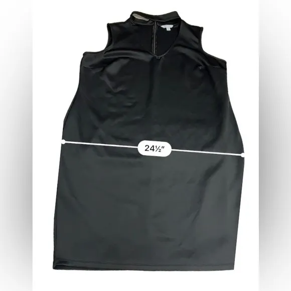 Boutique+ Women's 2X Black Sleeveless Stretch Midi Dress Plus Size Whimsy Goth - Image 9