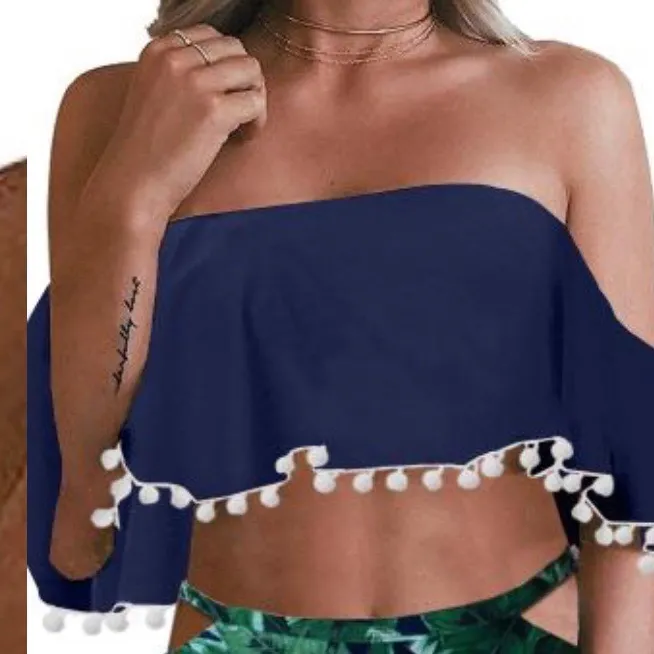 New Retro Flounce Tassel Off - Image 4