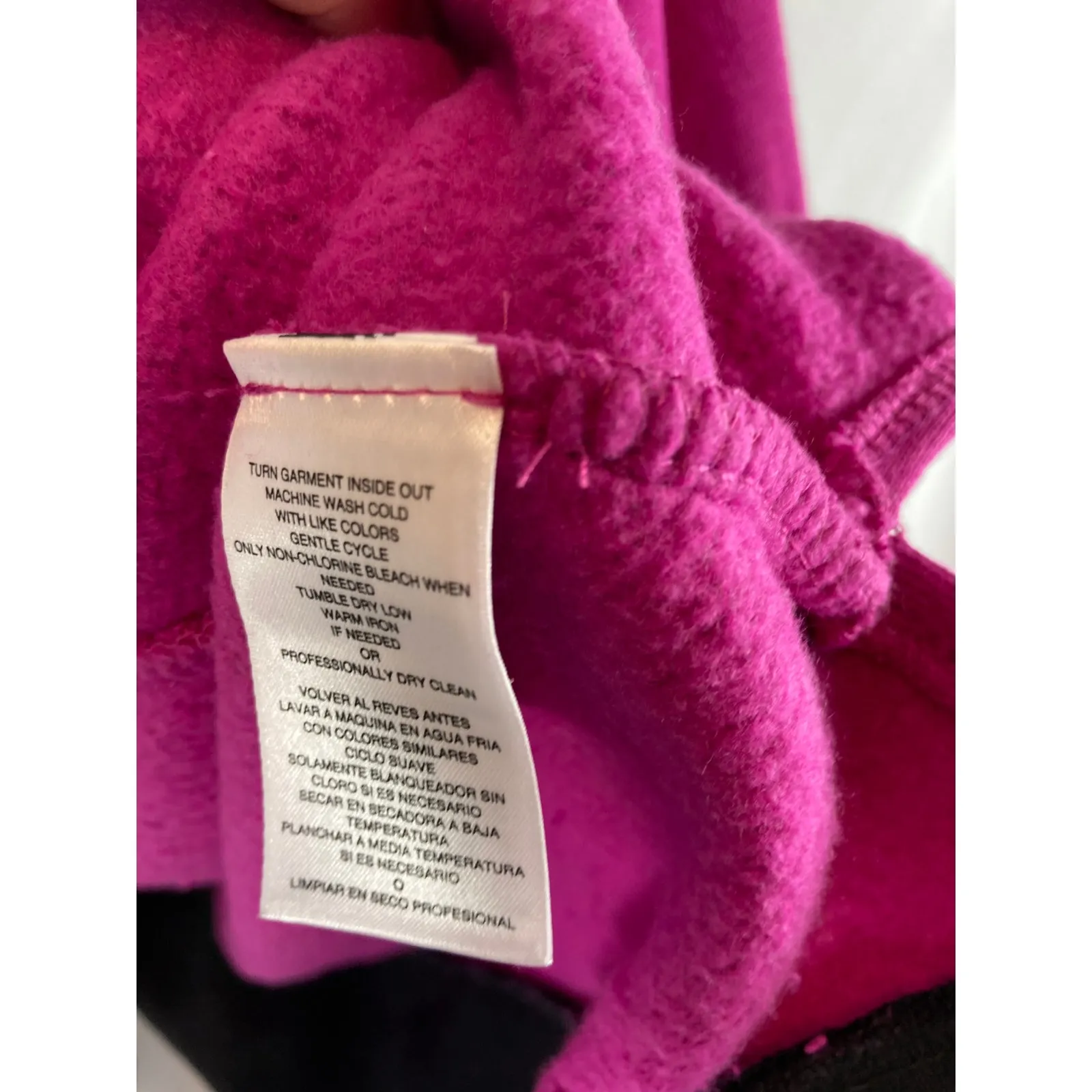 RACHEL Rachel Roy Yasmin Cross Back Sweatshirt Size Medium Pink - Image 5