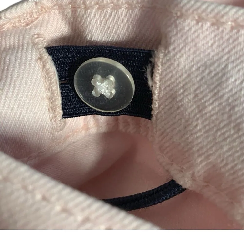 Tommy Hilfiger Slim Bermuda Shorts Pastel Pink Lightweight Denim Plus Size 16 - Image 6